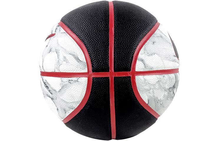 Sizing Bola Basket Unisex Nike PU Non-Slip Hitam Putih Ukuran 7 Latihan Durable. N000116494007