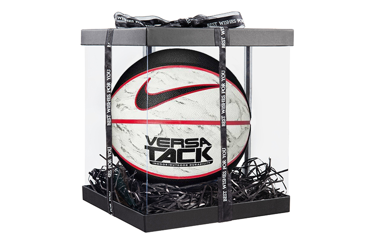 Cheap Bola Basket Unisex Nike PU Non-Slip Hitam Putih Ukuran 7 Latihan Durable. N000116494007