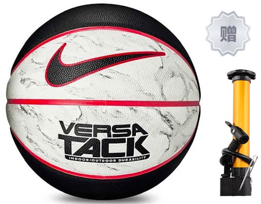 Bola Basket Unisex Nike PU Non-Slip Hitam Putih Ukuran 7 Latihan Durable. N000116494007 1