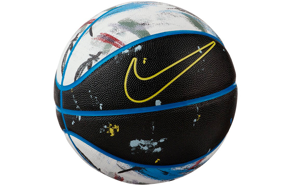 Lookbook Nike PU Basketball Durable Wear-Resistant Black Blue Size 7 Unisex Training Ball DJ7807-911