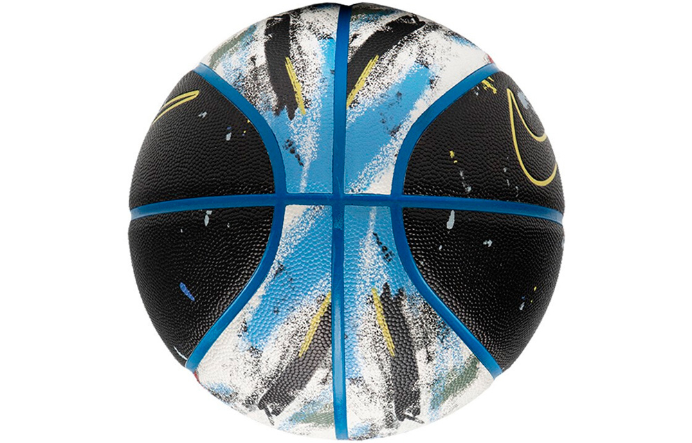 Purchase Nike PU Basketball Durable Wear-Resistant Black Blue Size 7 Unisex Training Ball DJ7807-911