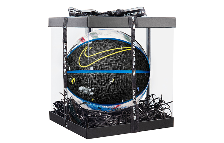 Details for Nike PU Basketball Durable Wear-Resistant Black Blue Size 7 Unisex Training Ball DJ7807-911