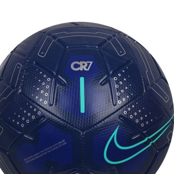 Sizing Nike PU Ukuran 5 Bola Sepak Biru Tua CR7 Ronaldo Unisex SC3786-492-yc