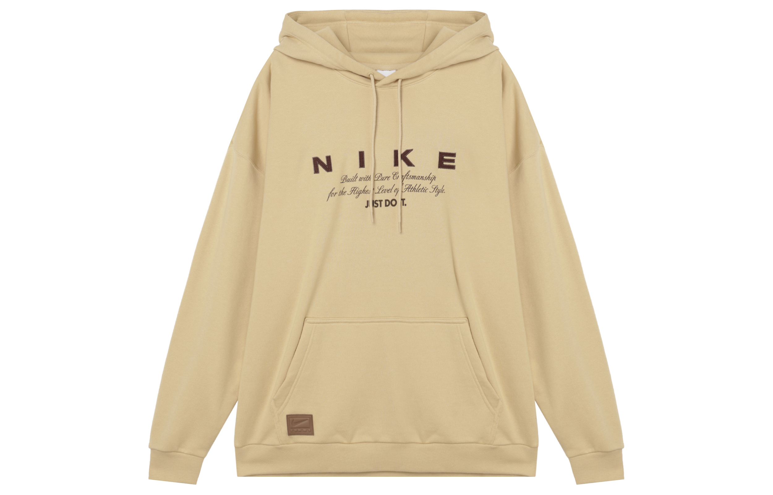 Nike Pullover Letter Print Sweatshirt Khaki HQ4745-233