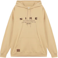 Nike Pullover Letter Print Sweatshirt Khaki HQ4745-233 Nike Pullover Letter Print Sweatshirt Khaki HQ4745-233
