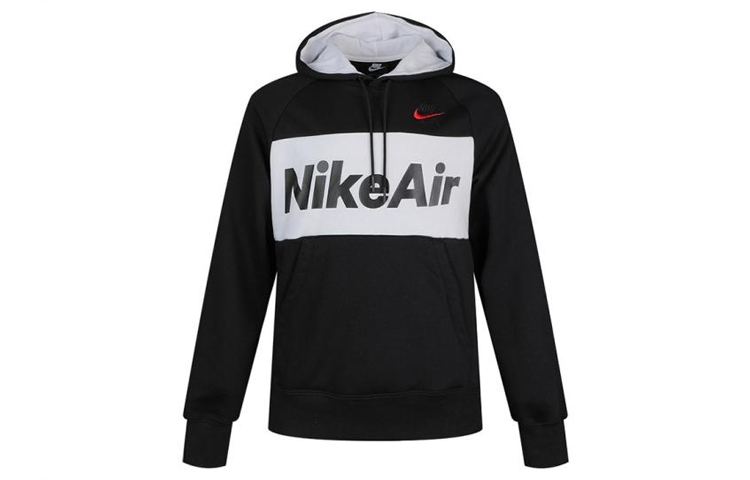 Nike Pullover Sweatshirt Black Multi-Color with Academy Logo Print CJ4825-010