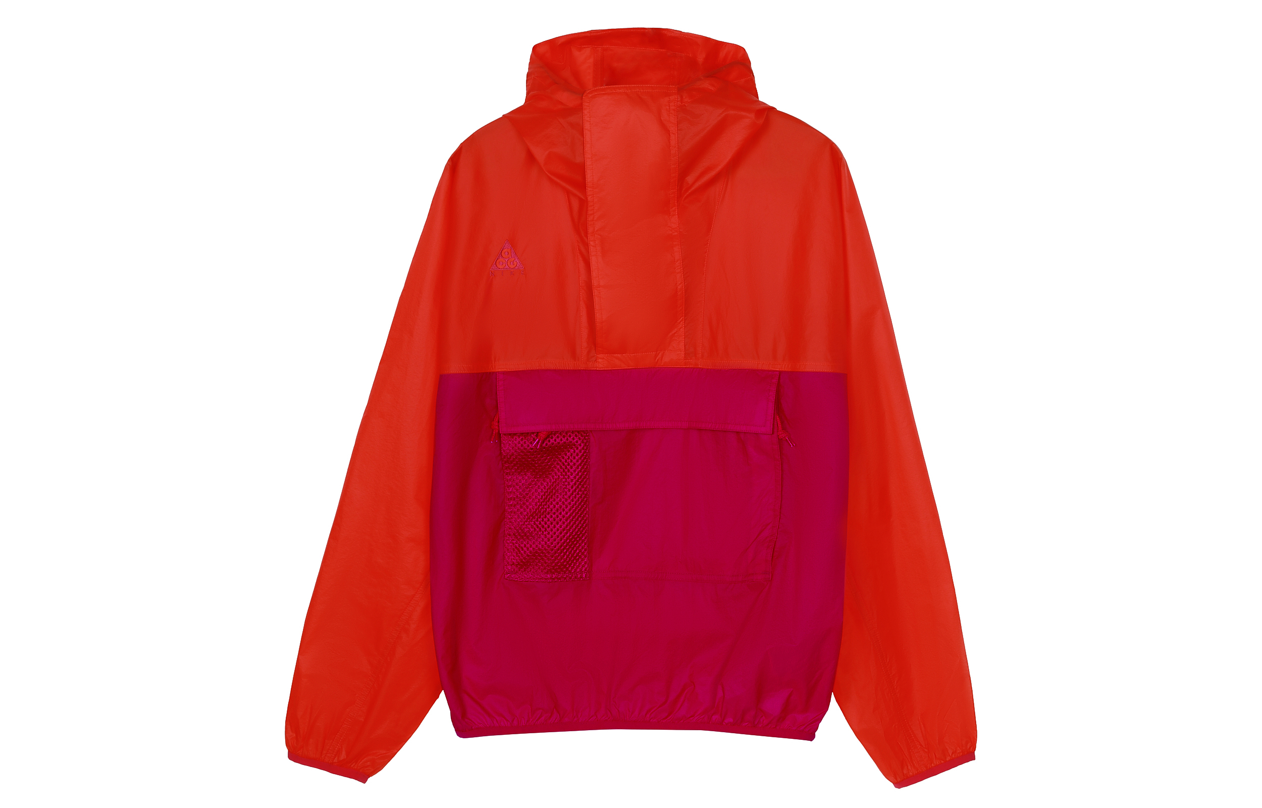Nike Purple-Red Half-Zip Colorblock Windbreaker Softshell Jacket CD7635-634