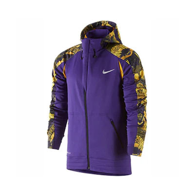 Nike Purple Snake Pattern Logo Hoodie Jacket 641196-547