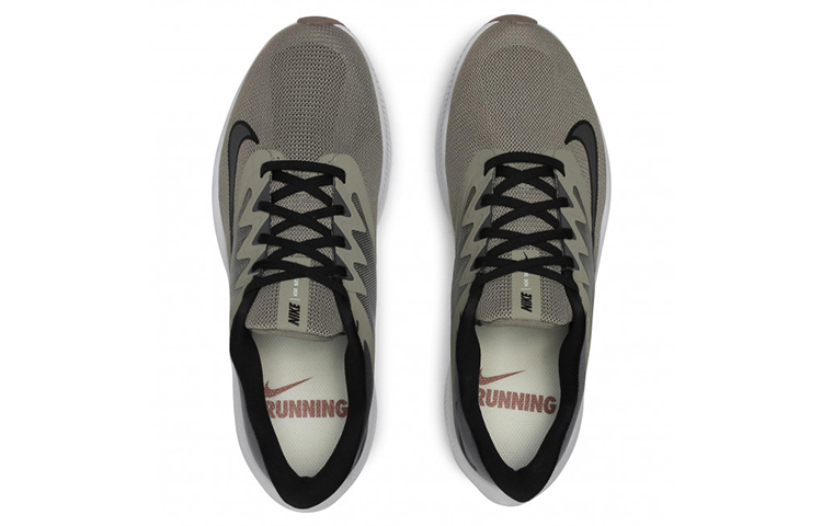 Lookbook Nike Quest 3 Basse Grigio Verde CD0230-300