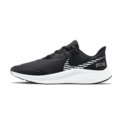 Nike Quest 3 Shield 'Black Metallic Silver'