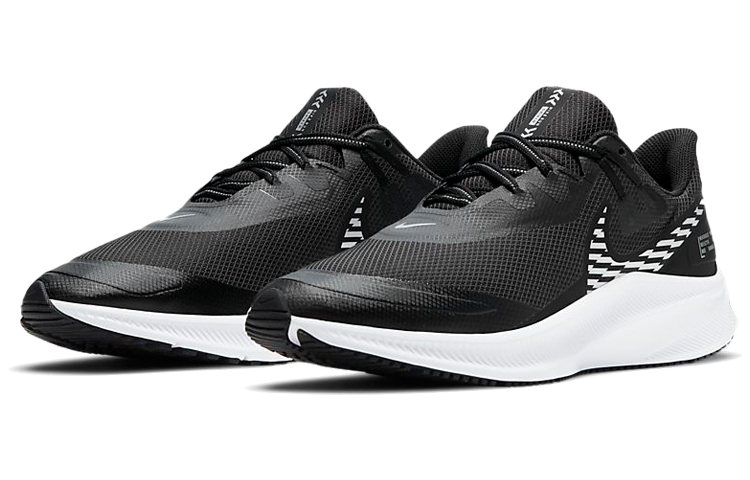 Shop Nike Quest 3 Shield ''Nero Argento Metallizzato'' CQ8894-001