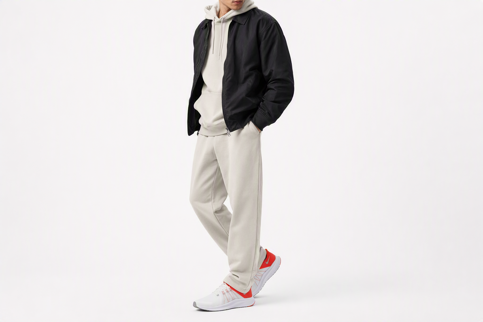Order Nike Quest 4 運動 透氣輕便 低幫 跑步鞋 男款 白紅