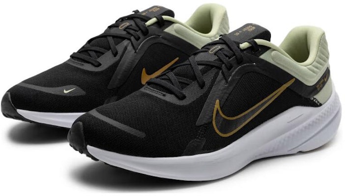 Nike QUEST 5 減震耐磨 低筒 跑步鞋 男款 黑色 Lookbook Nike QUEST 5 減震耐磨 低筒 跑步鞋 男款 黑色