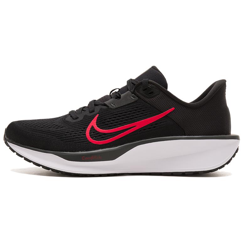 Nike Quest 6 Black Red Running Shoes with Cushioned Foam Midsole FD6033-011