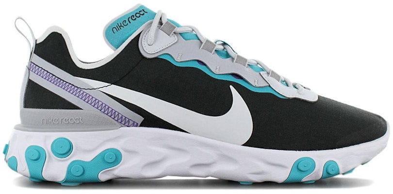 Nike React Element 55 'Hitam Aqua' BV1507-001 Order Nike React Element 55 'Hitam Aqua' BV1507-001