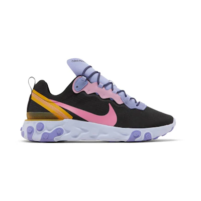 Nike React Element 55 'Black Palest Purple'