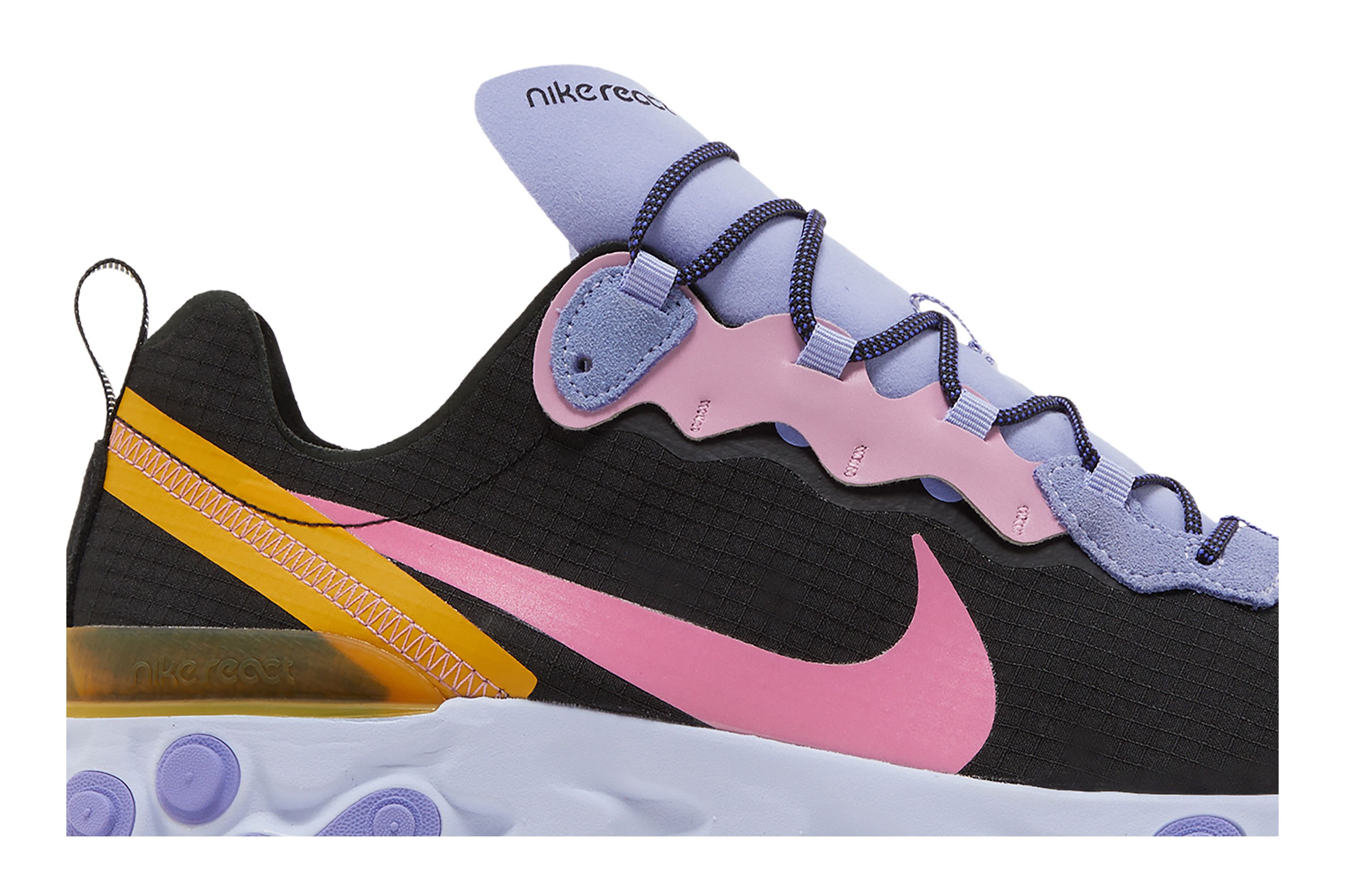 Lookbook Nike React Element 55 '黑色紫罗兰' CI9593-001