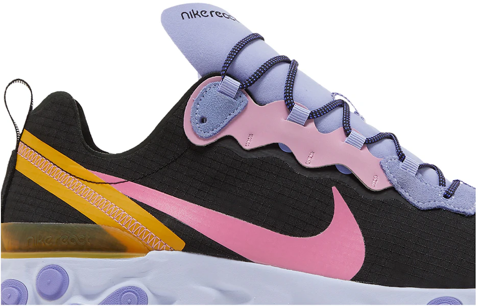 Nike React Element 55 '黑色紫罗兰' CI9593-001 Lookbook Nike React Element 55 '黑色紫罗兰' CI9593-001