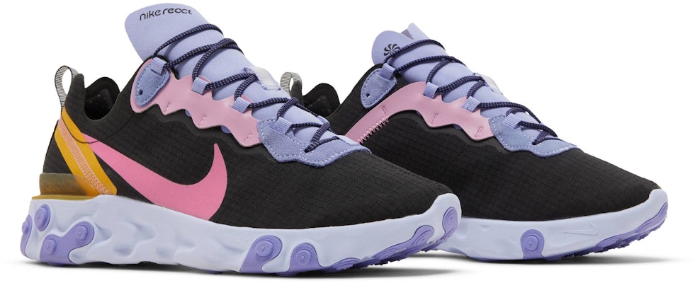 Nike React Element 55 'Hitam Ungu Palestin' CI9593-001 Cheap Nike React Element 55 'Hitam Ungu Palestin' CI9593-001