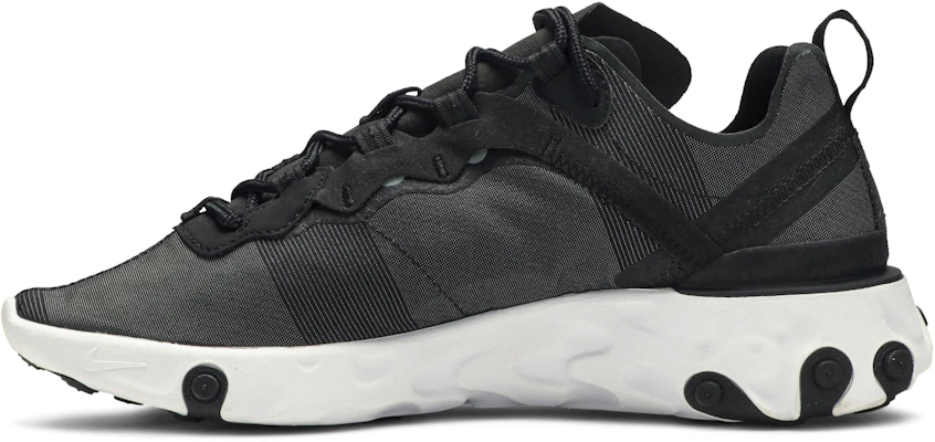 Nike React Element 55 'Black White' BQ6166-003 Lookbook Nike React Element 55 'Black White' BQ6166-003