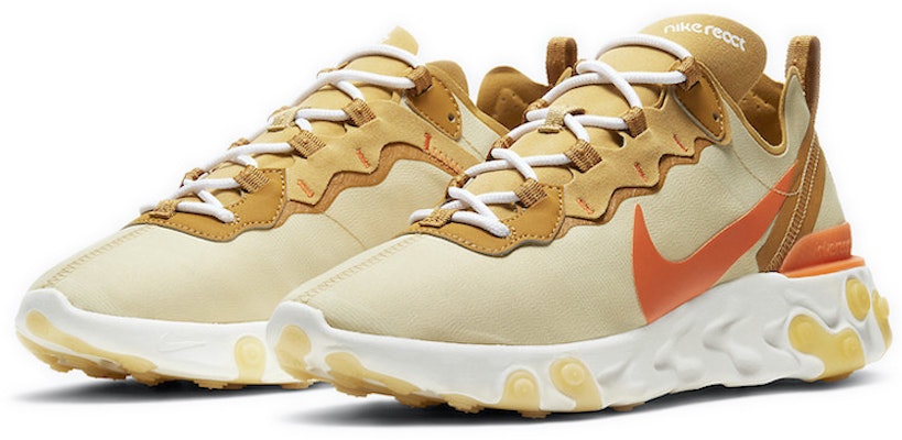 Nike React Element 55 'Club Gold' CZ3595-781 Lookbook Nike React Element 55 'Club Gold' CZ3595-781