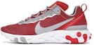 Buy Nike React Element 55 'Ohio State Buckeyes' Lelaki Wanita Kasut Sukan CK4798-600