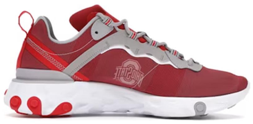 Nike React Element 55 'Ohio State Buckeyes' CK4798-600 Order Nike React Element 55 'Ohio State Buckeyes' CK4798-600