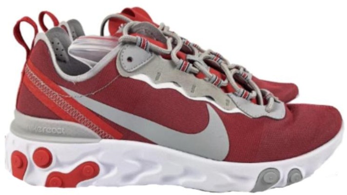 Nike React Element 55 'Ohio State Buckeyes' CK4798-600 Shop Nike React Element 55 'Ohio State Buckeyes' CK4798-600