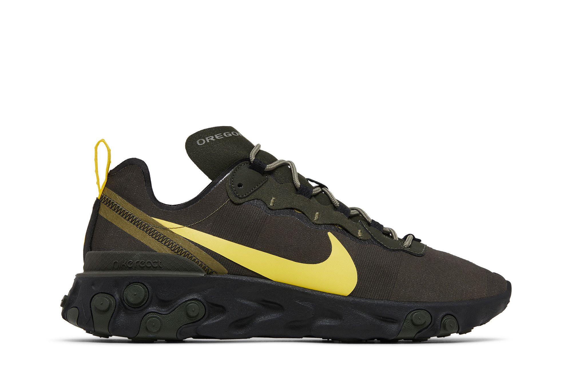Buy Nike React Element 55 'Oregon Ducks' Lelaki Wanita Kasut Sukan CK4797-300