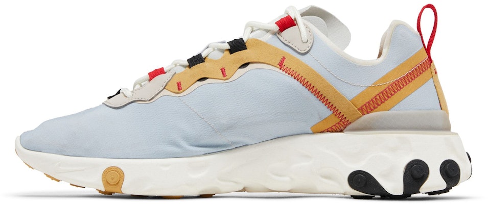 Nike React Element 55 'Platinum Club Gold' Emas Kelab Platinum CK6682-001 Lookbook Nike React Element 55 'Platinum Club Gold' Emas Kelab Platinum CK6682-001