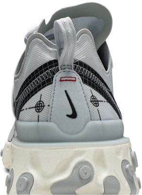 Nike React Element 55 'Platinum Schematic' CU3009-002 Sizing Nike React Element 55 'Platinum Schematic' CU3009-002