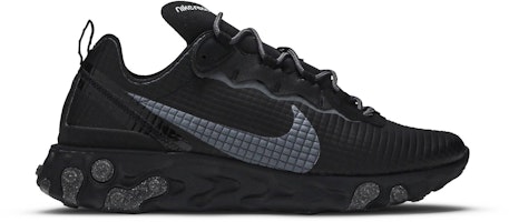Nike React Element 55 'Quilted Grid - Black' CI3835-002 Nike React Element 55 'Quilted Grid - Black' CI3835-002