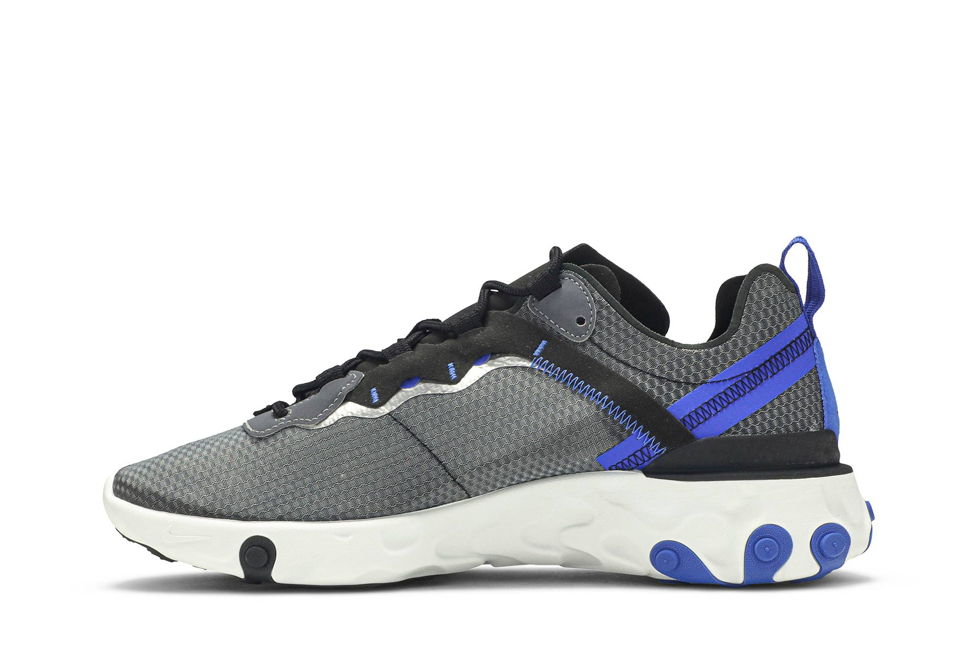 Lookbook Nike React Element 55 'Racer Blue' Lelaki Wanita Kasut CI3831-003