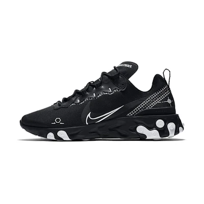 Nike React Element 55 'Reverse Schematic - Black'
