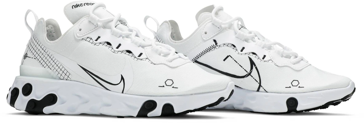 耐克React Element 55 'Schematic'设计图纸款 CU3009-100 Cheap 耐克React Element 55 'Schematic'设计图纸款 CU3009-100