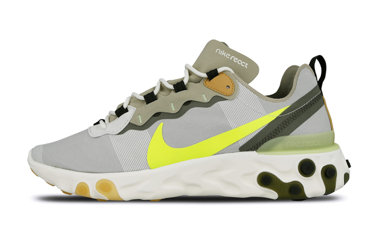 Buy ナイキ リアクト エレメント 55 "スプルースグレー/ボルト" BQ6166-009（YC）