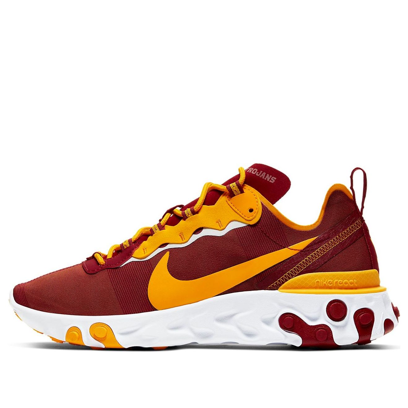 Buy 耐吉 React Element 55 USC NCAA “特洛伊木馬”