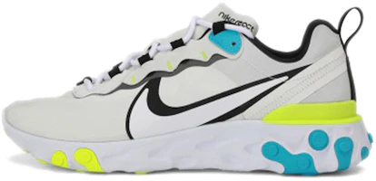 Nike React Element 55 'White Blue Fury Volt' CZ8652-104 Nike React Element 55 'White Blue Fury Volt' CZ8652-104