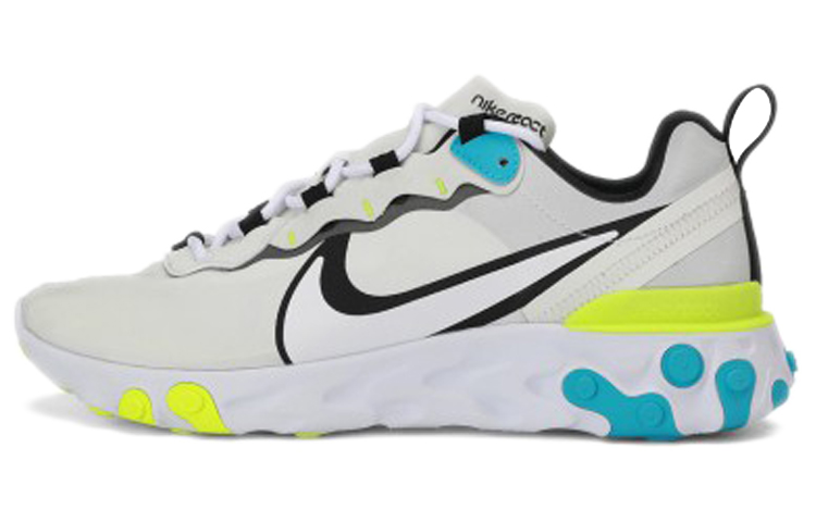 Nike React Element 55 'White Blue Fury Volt' CZ8652-104