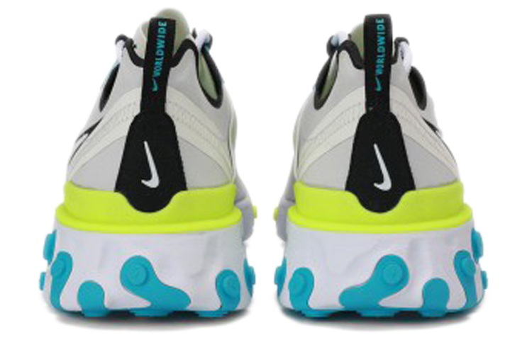 Shop ナイキ リアクト エレメント 55 白青黄 (Nike Riakuto Eremento 55 Shiro Ao Ki) CZ8652-104