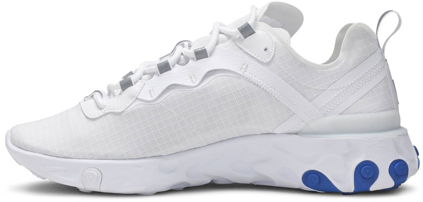 Nike React Element 55 SE 輕便透氣 低幫 跑步鞋 男款 藍色 運動 Lookbook Nike React Element 55 SE 輕便透氣 低幫 跑步鞋 男款 藍色 運動
