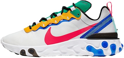 Nike React Element 55 'White Gold Blue Green' CK2955-161 Nike React Element 55 'White Gold Blue Green' CK2955-161