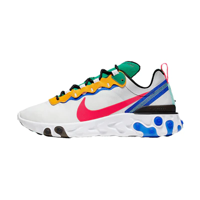 Nike React Element 55 'White Gold Blue Green'