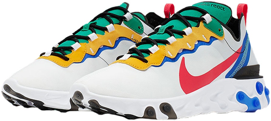 나이키 리액트 엘리먼트 55 '화이트 골드 블루 그린' CK2955-161 Lookbook 나이키 리액트 엘리먼트 55 '화이트 골드 블루 그린' CK2955-161