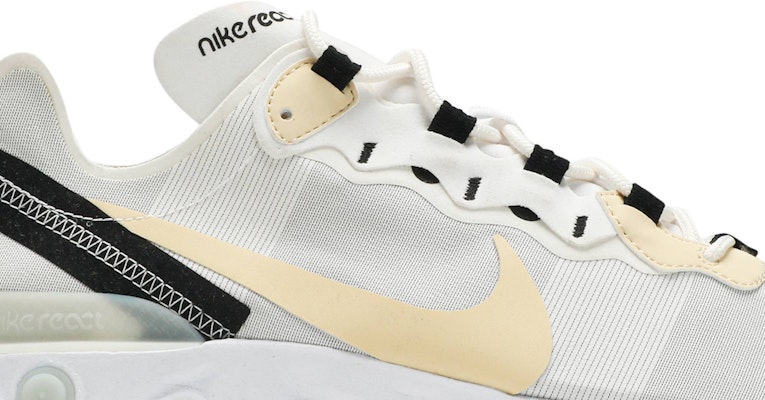 Nike React Element 55 White Pale Vanilla BQ6166 101 BQ6166 101