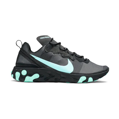 Nike React Element 55 Black Aurora Green