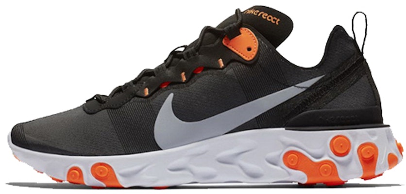 Nike React Element 55 Negro Gris Cool Naranja Total BQ6166-006 Buy Nike React Element 55 Negro Gris Cool Naranja Total BQ6166-006