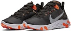 Lookbook Nike React Element 55 Negro Gris Cool Naranja Total BQ6166-006