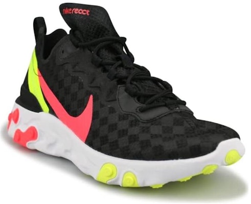 Nike React Element 55 Hitam Merah Crimson Volt CJ0782-001 Lookbook Nike React Element 55 Hitam Merah Crimson Volt CJ0782-001