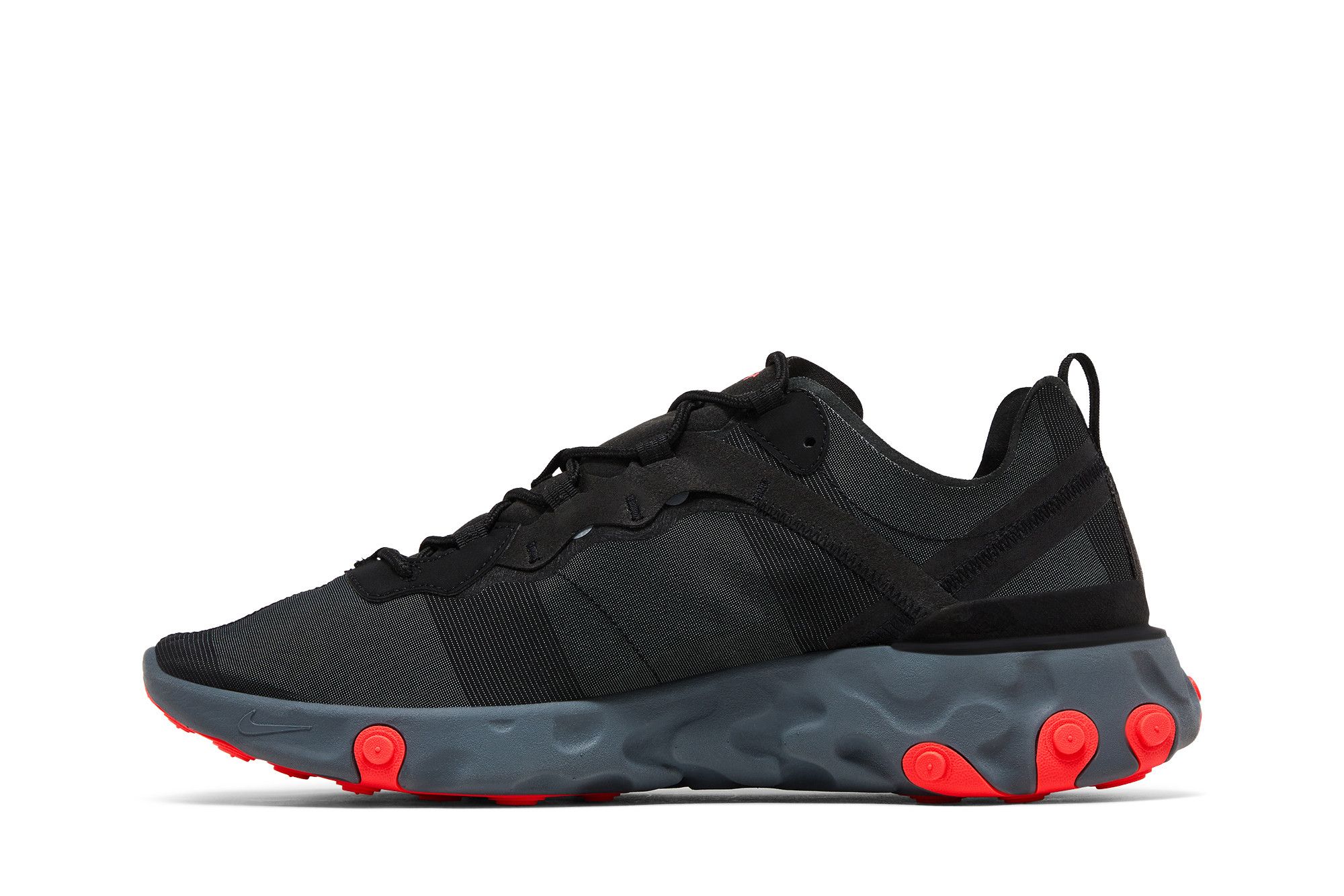 Lookbook 耐克React Element 55 黑色太阳红 BQ6166-002